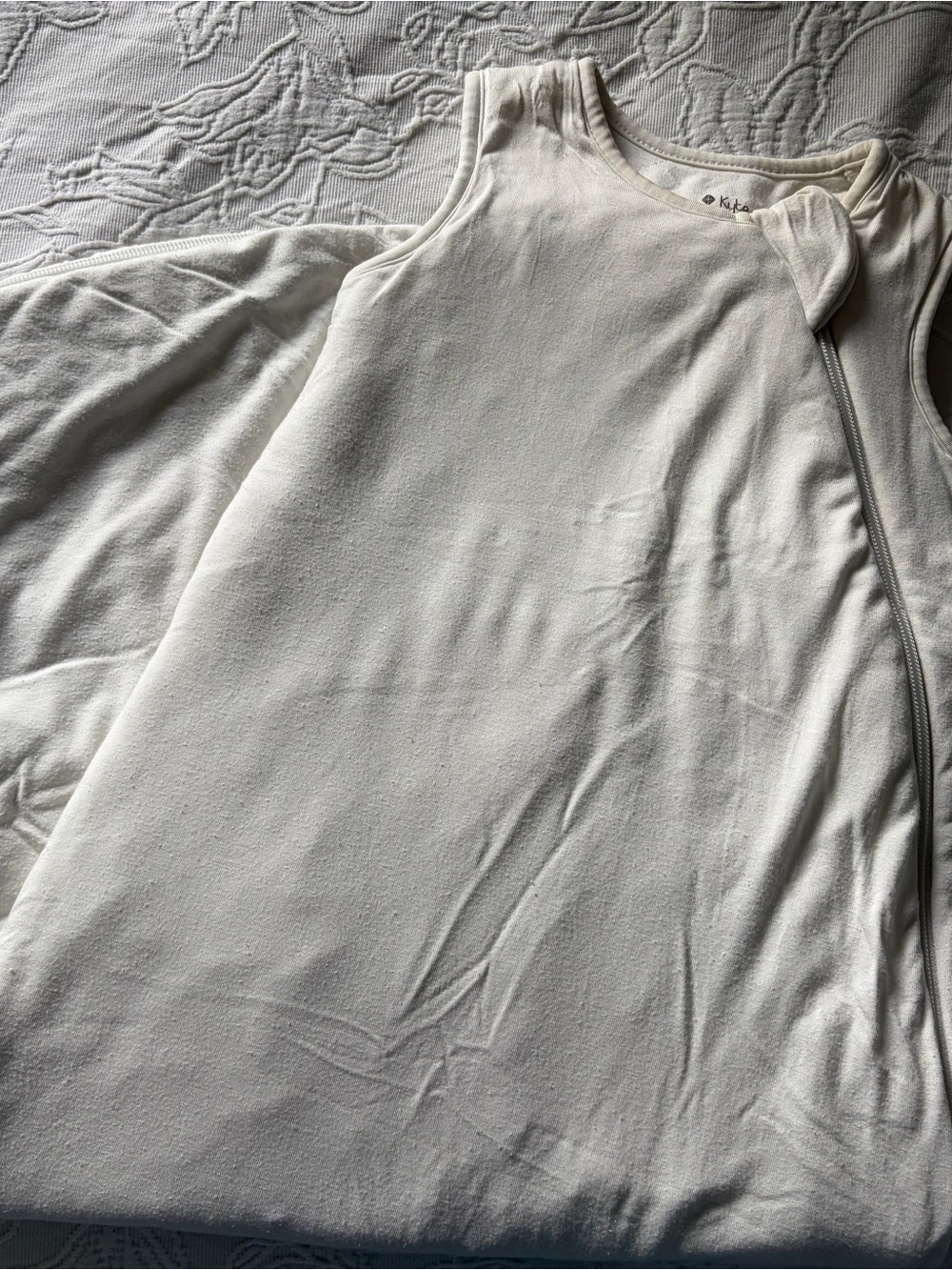 Kyte baby Sleeveless Sleep Sack - white 6-18m